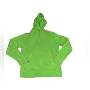 Lime green RALPH LAUREN POLO LARGE HOODIE PERFORMANCE